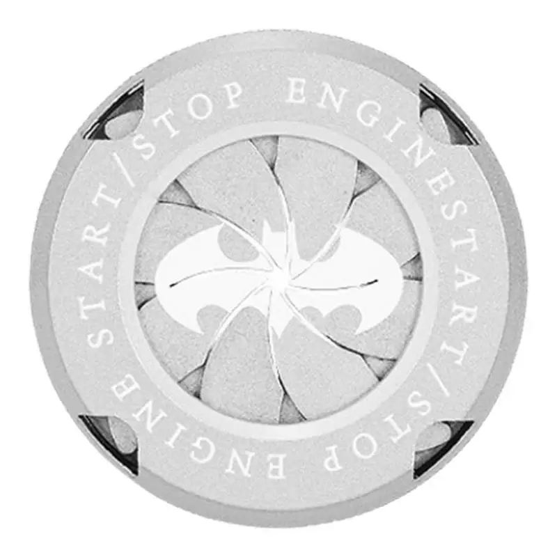 

Крышка кнопки запуска двигателя, Вращающаяся крышка стартера автомобильного зажигания, универсальная декоративная крышка для автомобильного двигателя с защитой от царапин