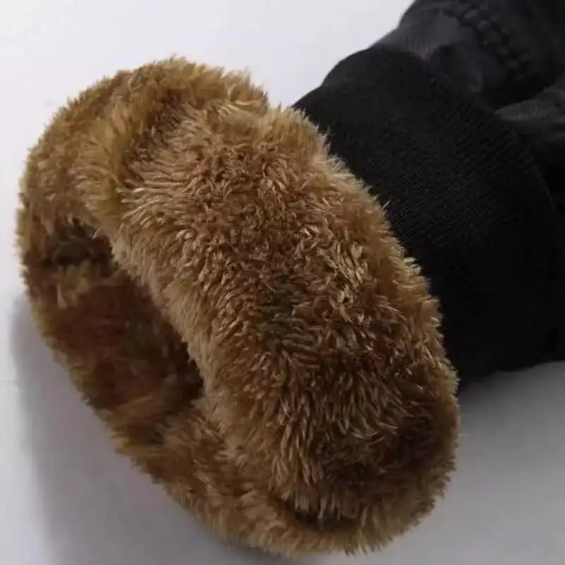 Winter Men's Jacket Plus Velvet Thickening Middle-aged Casual Fashion Men's Clothing Jackets for Men Black Coat Windbreaker