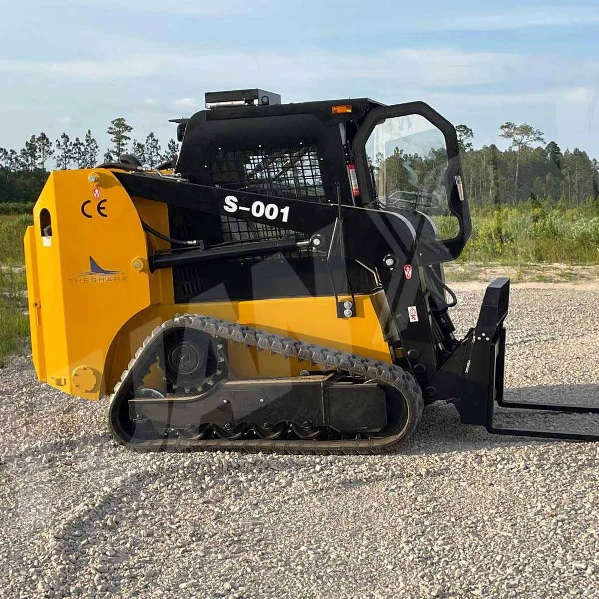 EPA CE TS65 75hp китайский погрузчик с бортовым поворотным поворотом лесного хозяйства