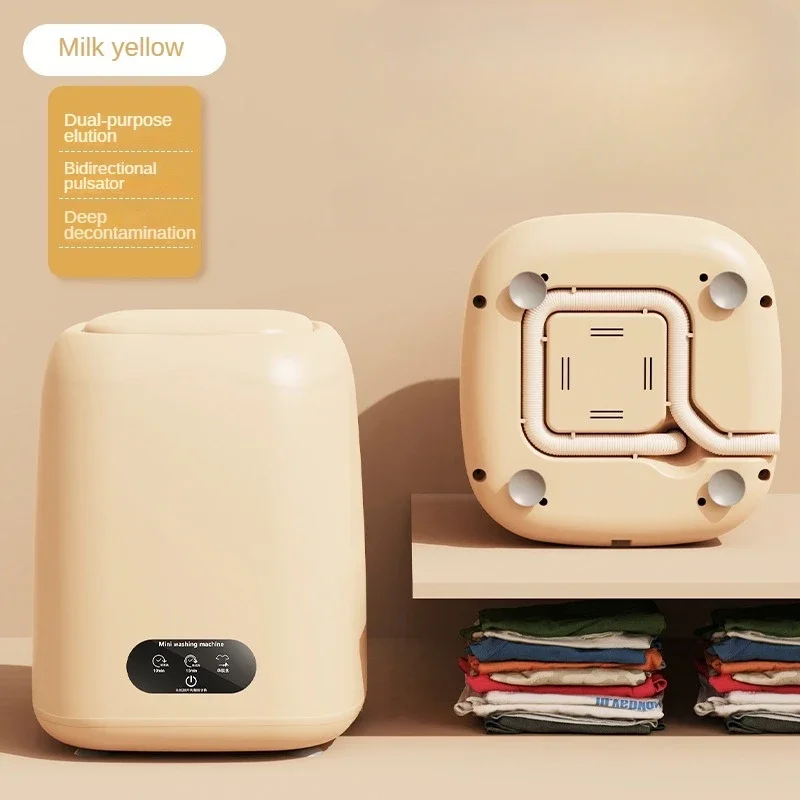 Портативная стиральная машина полуавтоматическая двойная небольшая для нижнего