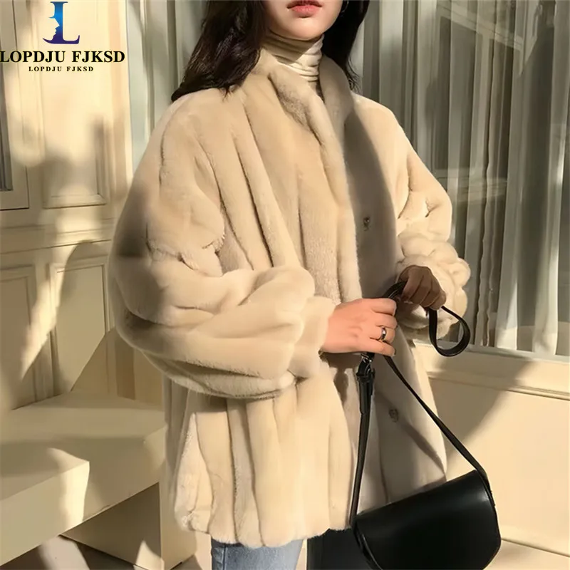 Новые пушистые укороченные шубы из искусственного норкового меха и прикрытые