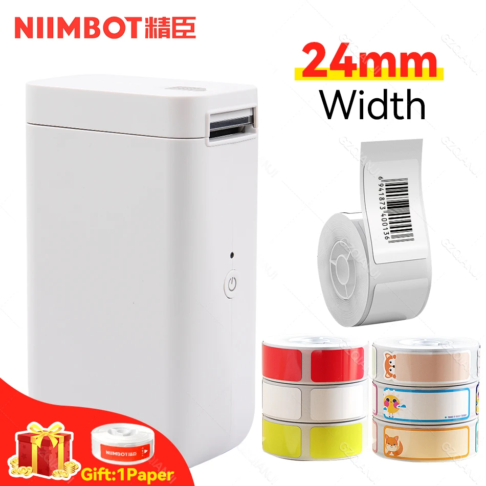 

Принтер Niimbot D101 D11 Plus, портативный термопринтер для этикеток и стикеров, карманный аппарат для изготовления этикеток без чернил для телефона...
