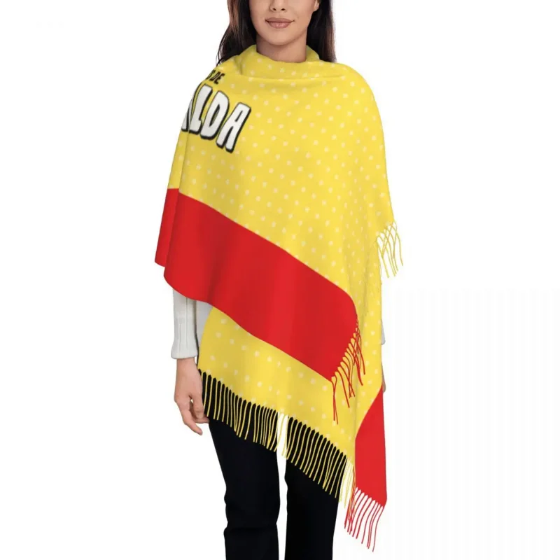 

Fashion Kawaii Mafalda Tassel Scarf Women Winter Warm Shawls Wraps Female Cartoon Scarves