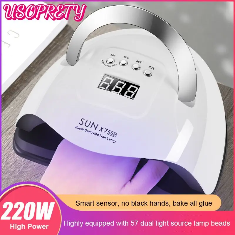 

2021 New 54W Nail Light UV LED Lamp Four-speed Intelligent For Nails Dryer Lamp For Manicure Gel Nail Lamp Machine Drying Lamp