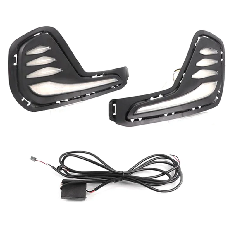 

1 Set Daytime Running Lights Signal Fog Lamp Cover 12V ABS LED DRL for Cavalier 2020 2021
