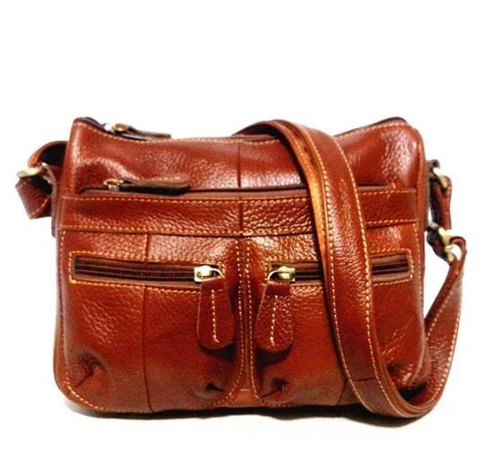 

100% Genuine Leather Women Messenger Vintage Shoulder Bag Female Crossbody Soft Casual Shopping Bags For Ladies MM23
