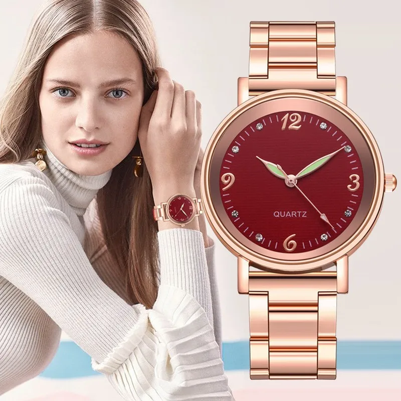 

Fashion Popular Women's Quartz Watch Iron Strap Women's Fashion Watch