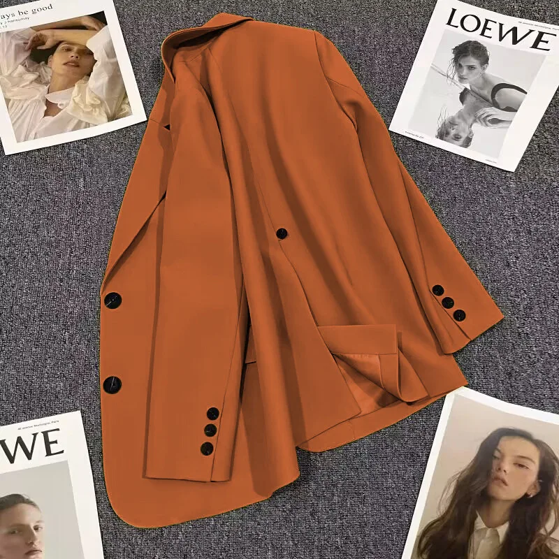 Women's Jacket Suit Coat New Korean Fashion Casual Tops Office Lady Jackets Blazer Clothing Trend Slim for Women