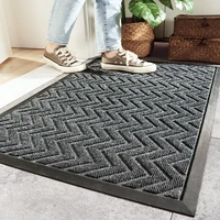 entrance rug commercial hotel rubber door mat modern style polypropylene wear resistant rubbing non slip foot pad