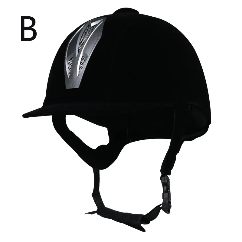 

Men Women Children Durable Safety Sports Cap Half Cover Professional Horse Riding Helmet 50-62cm Horse Rider Helmets Equestrian