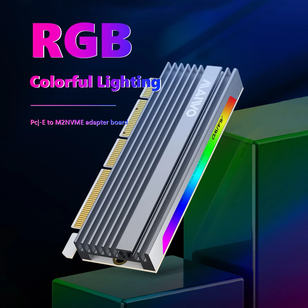 Адаптер M.2 на PCIE x16, карта PCI-E на M.2, конвертирующий адаптер NVME SSD, адаптер M2 M, интерфейс ключа PCI Express 3,0