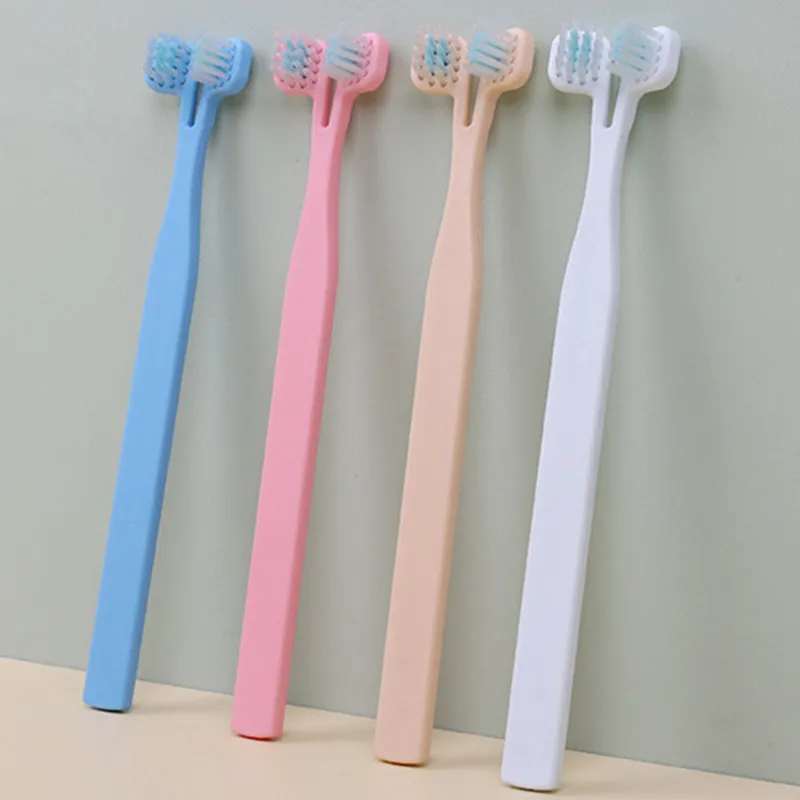 

Dog Toothbrushes Double-headed Toothbrush Dogs Teeth Cleaning Soft Hair Dog Toothbrush Comfortable Handle Dogs Brush Mouth Clean
