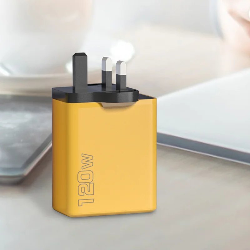 6 портов двойное USB-зарядное устройство Type-C настенный адаптер QC3.0 120 Вт быстрая