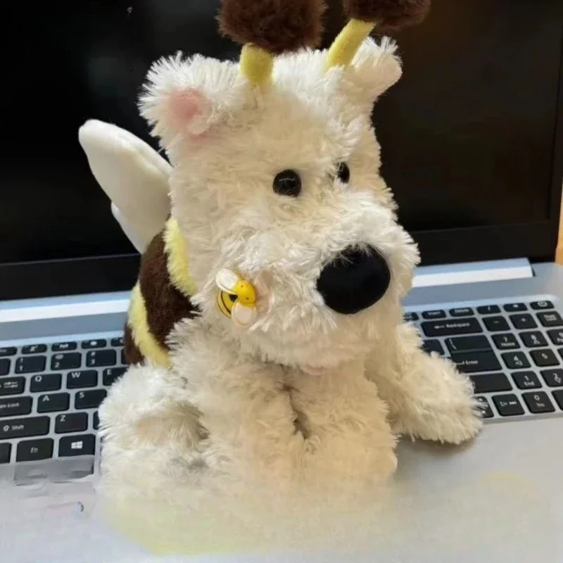 1 шт. Электрический плюшевый щенок пчелиная собака с хвостом забавная игрушка
