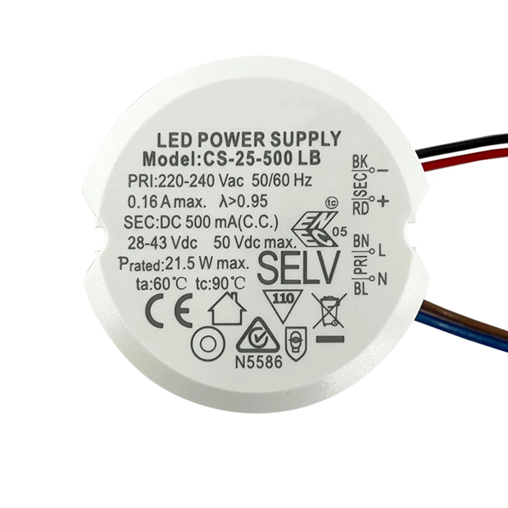 Блок питания LED CS-25-500 LB CS-25-600 LB для контроллера Eaglerise Drive (art.: 3920dc984159b) - 3920dc984159b