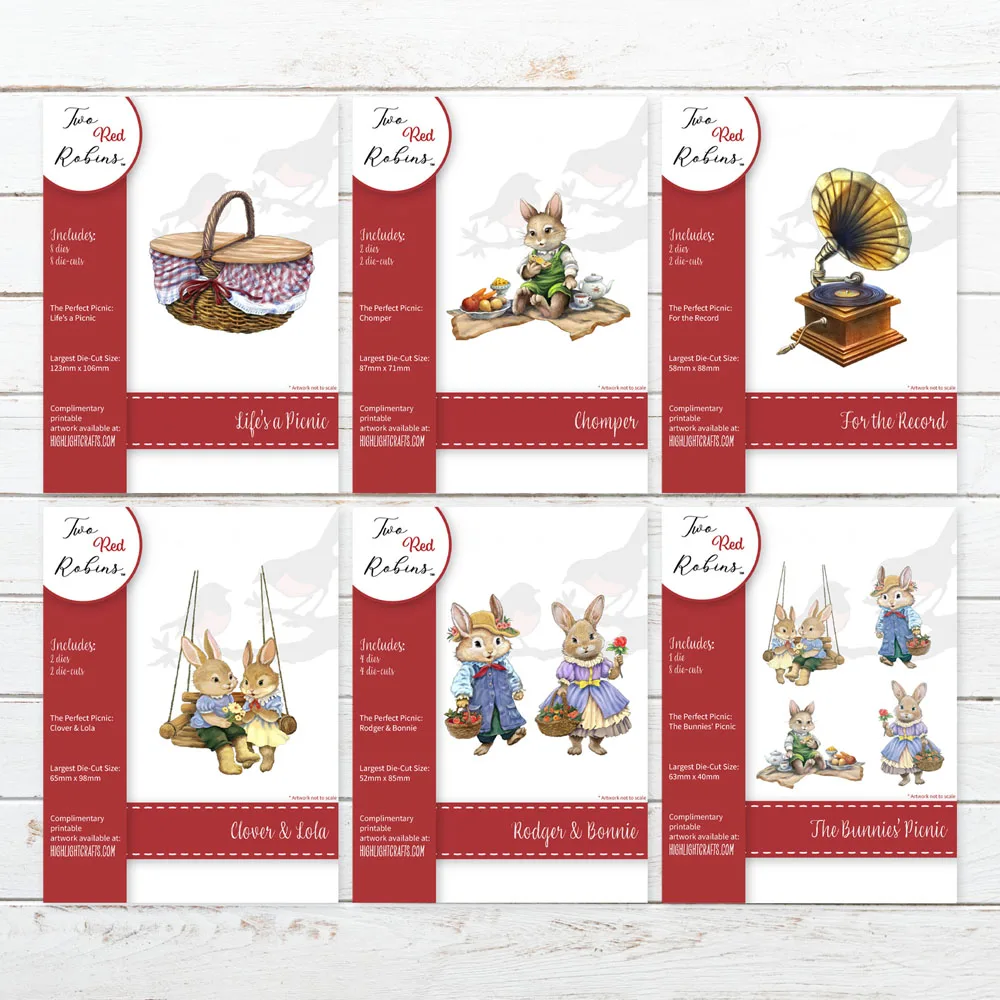 Идеальная коллекция для пикника записи жизни-это кролики металлические штампы