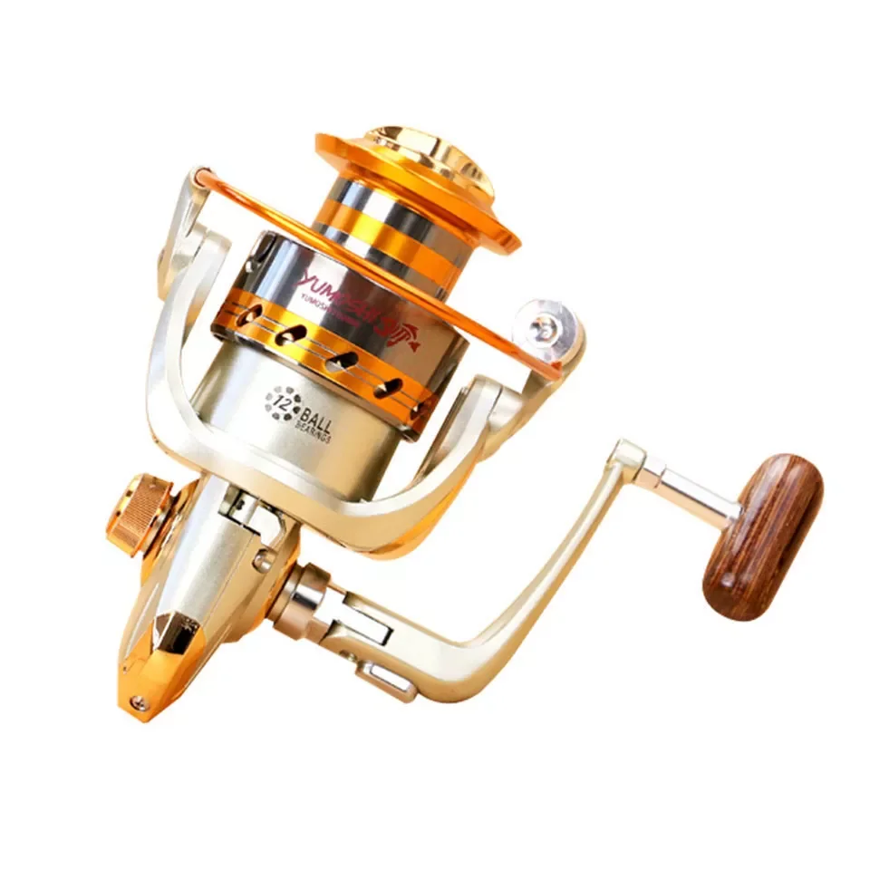 EF500 - 9000 Series Aluminum Fishing Reels 12BB Ball Bearings Type Reel Anti seawater corrosion roller fishing