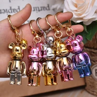 cartoon keychain creative keychains women bear acrylic cute bag pendant couple fashion jewelry accessories