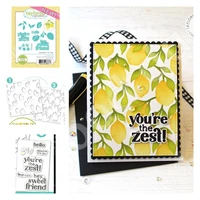 squeeze the day cutting dies stamps stencil scrapbook diary decoration embossing template diy greeting card handmade hot sale