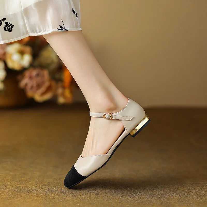 

Сандалии Baotou с круглым носком, маленькие босоножки с дырками и сеткой, на низком каблуке, красные, 32-43 Цвет, лето 2023