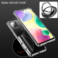 for xiaomi redmi 10a phone anti shock ring case redimi 10 9c 10c nfc 10a 2022 transpatent silicon cover redmi10a