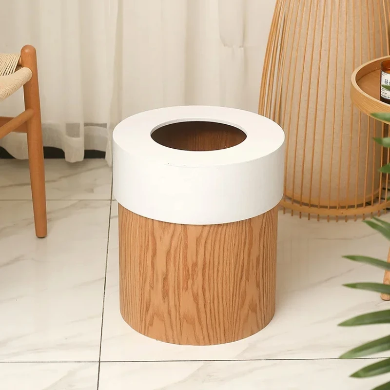 Мусорное ведро из массива черного ореха высококачественное мусорное для отеля