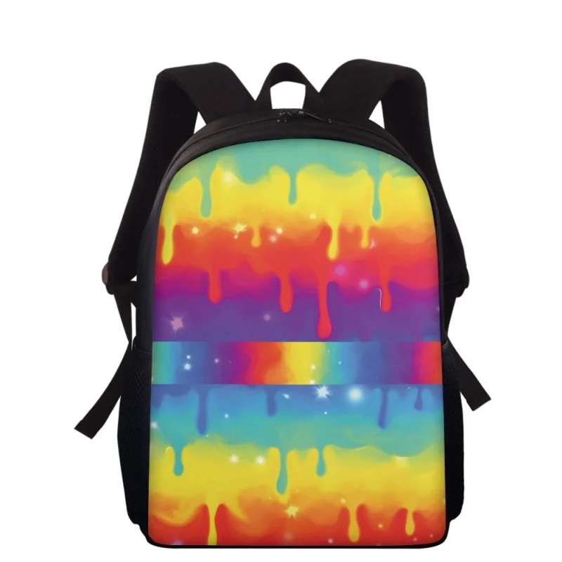 

HYCOOL Boys Girls Casual Backpacks Rainbow Print Backpack for Teens School Back Bags Children Kid Book Bag Mochila