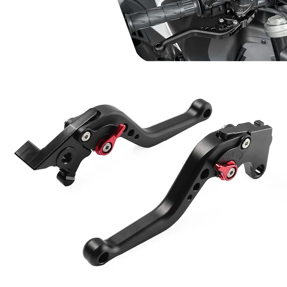 

Для Aprilia Tuareg 660 2021-2024 короткий рычаг сцепления тормоза 6-Gear регулируемые передние ручки управления Мотоциклетные аксессуары