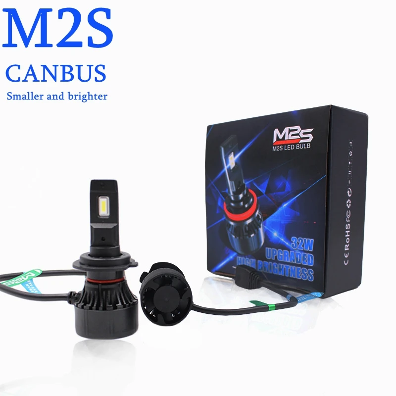 

Super Bright 12000lm H11 Car Light Bulb H4 H7 Led H7 Canbus H4 G-GR 7535 Chip H1 9005 9006 H11 H4 H7 Auto Car M2S LED Headlights