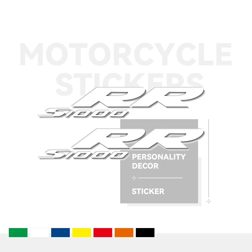 

New motorcycle bicycle fuel tank sticker reflective waterproof creative decal helmet MOTO LOGO Applicable to for BMW S1000RR