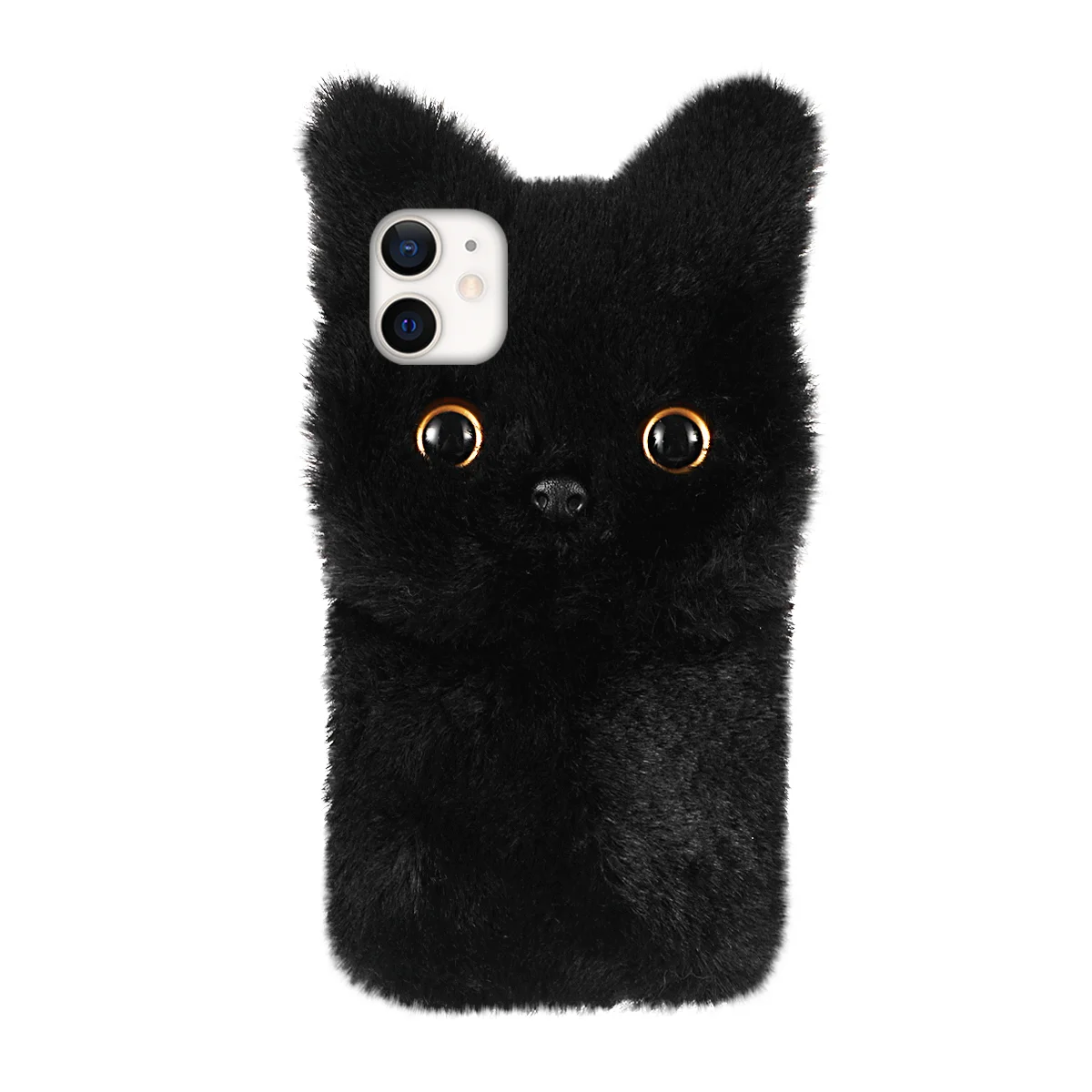 

Plush Lovely Cat Cover Chic Case Compatible for iPhone 11