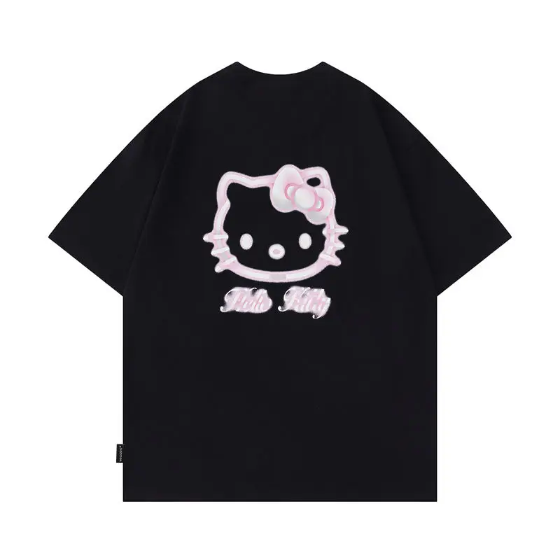 

Женская футболка с коротким рукавом и принтом Hello Kitty, Y2k