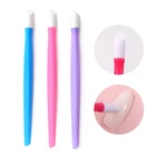 1 шт. многоразовая Толкатель для кутикулы для ногтей двухсторонняя Пластиковая Палочка для удаления омертвевшей кожи искусство ногтей бриллиантовые палочки инструменты для маникюра