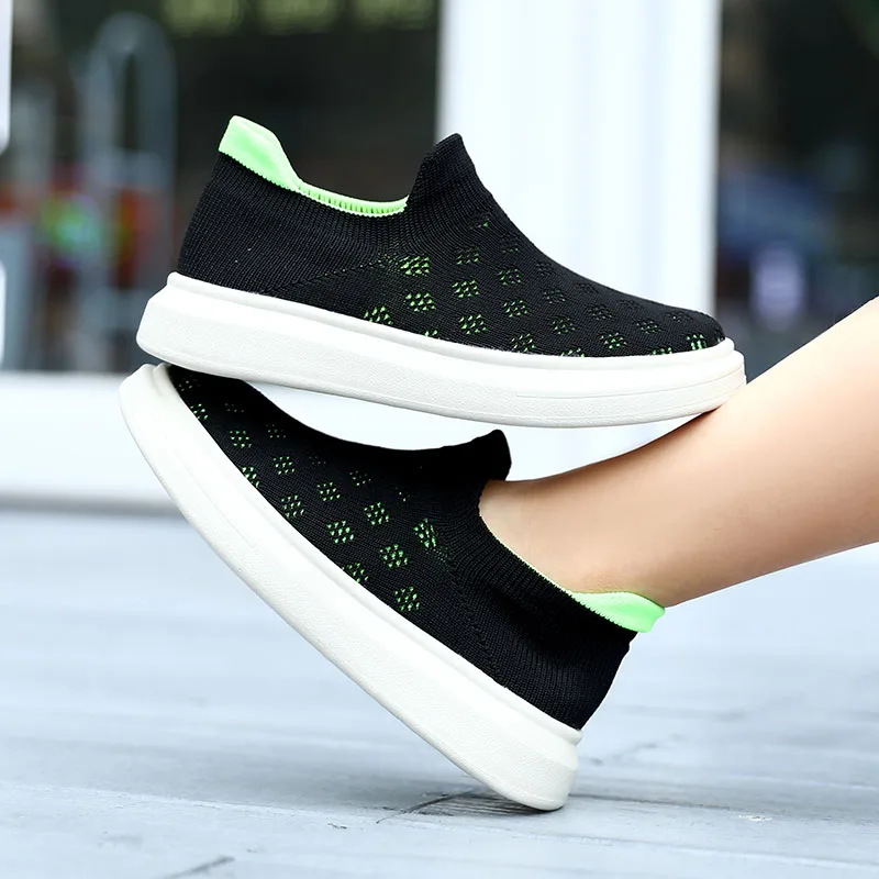Kids Socks Sneakers Boys Girls School Running Sneakers Soft Light Breathable Children Casual Shoes Non-slip Sports Tenis Shoes enlarge