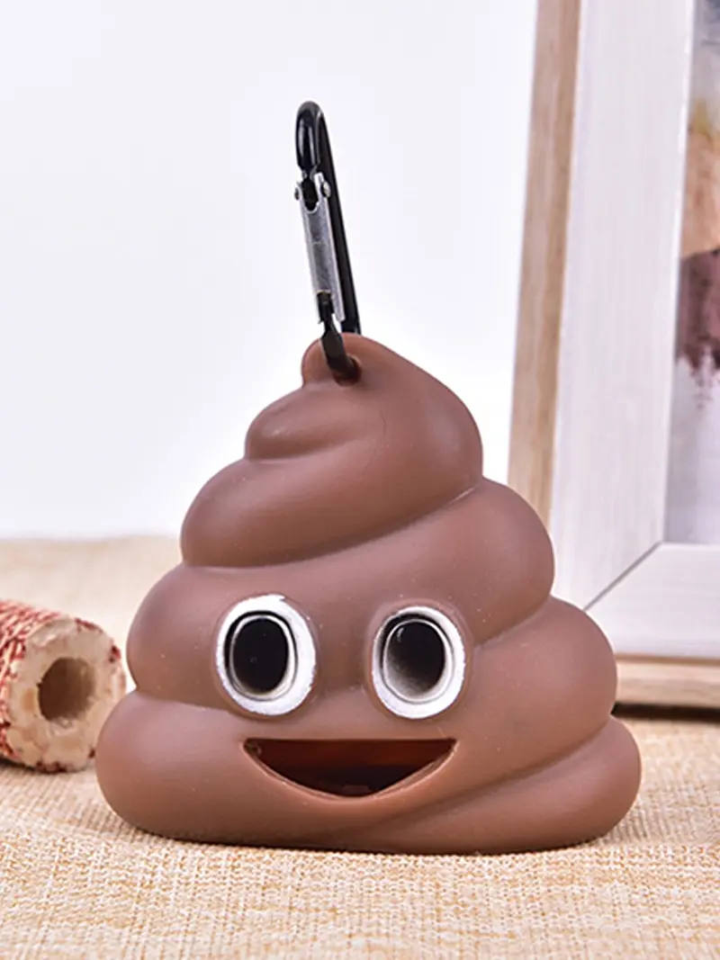 

Poop Bag Holder Attaches to Dog Leash Waste Bag Dispenser with Carabiner Clip Makes a Great Walking Running or Hiking Accessory