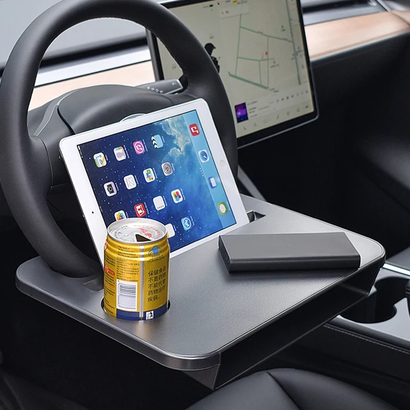 

Автомобильный стол для хранения из АБС-пластика, Автомобильное рулевое колесо, тележка для еды, пищи, кофе, товары, поднос для автомобильного ноутбука, компьютера, настольная подставка