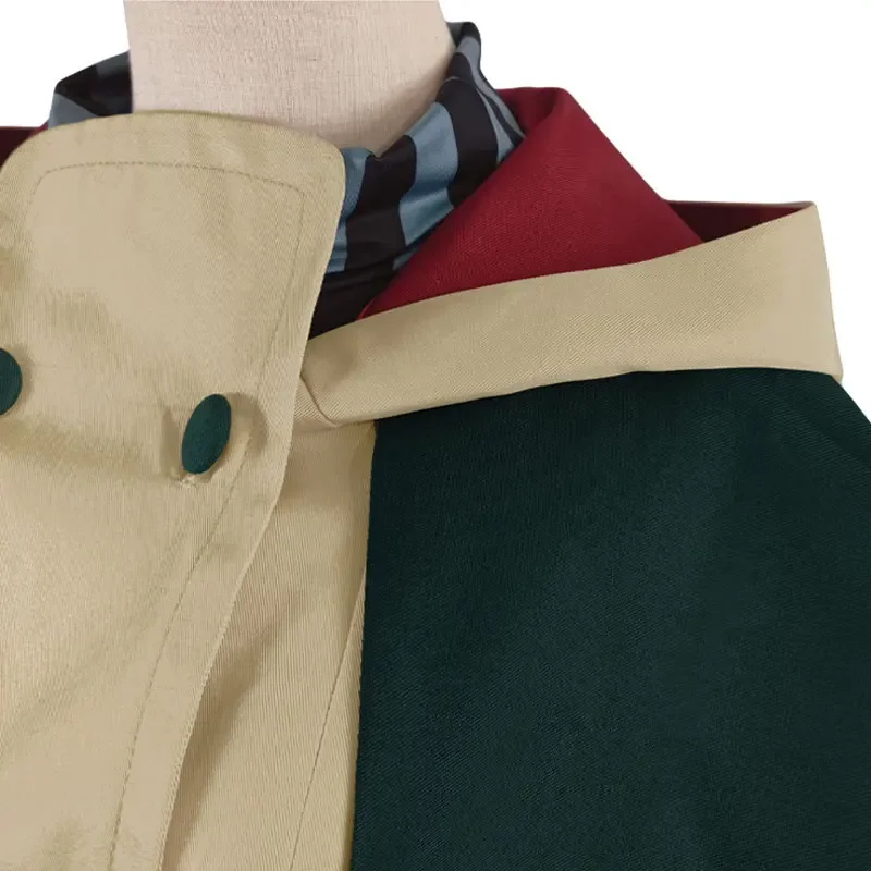 junt84 ID: INVADED Koharu Hondo Косплей Костюм Куртка Плащ с капюшоном Шляпа Аниме Униформа для