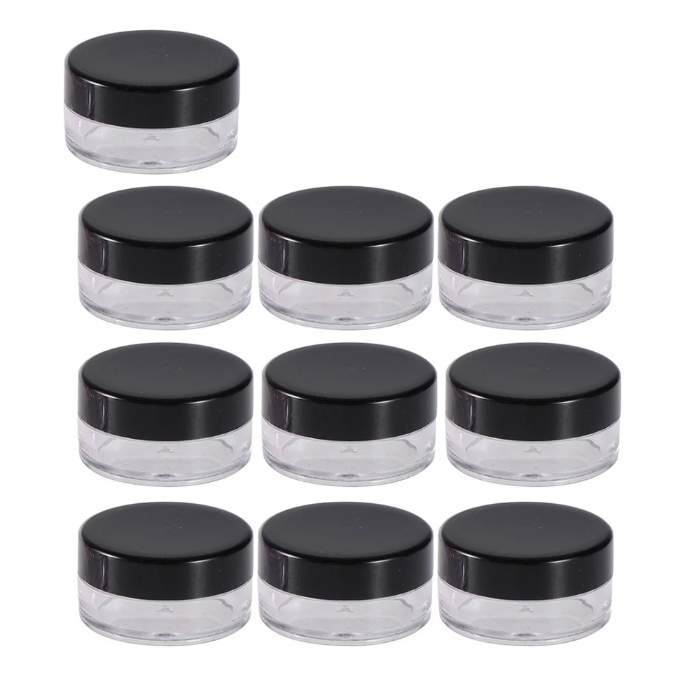 

10pcs Travel Bottles Makeup Sample Container Pot Jars Sample Packaging Container Cream Jar