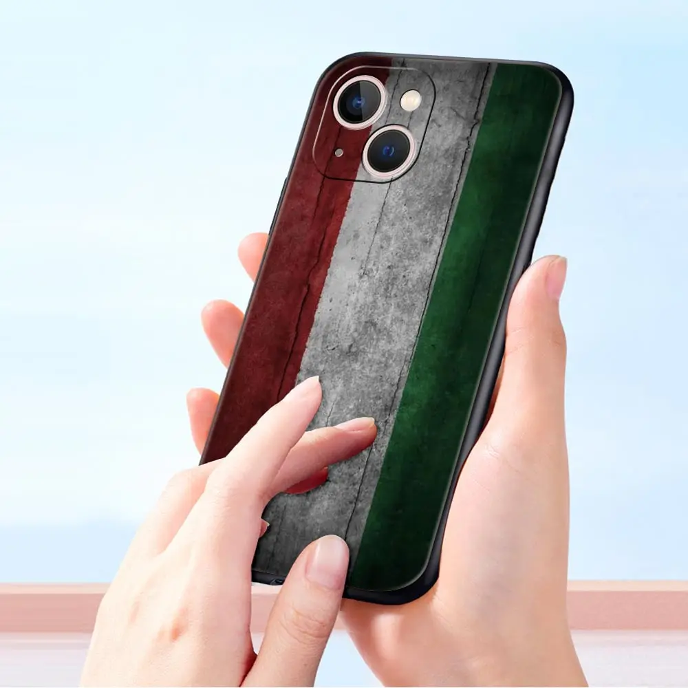 Роскошный чехол с итальянским флагом для телефона iPhone 13 15 14 12 Mini 11 Pro MAX XR X SE XS 7 8 Plus