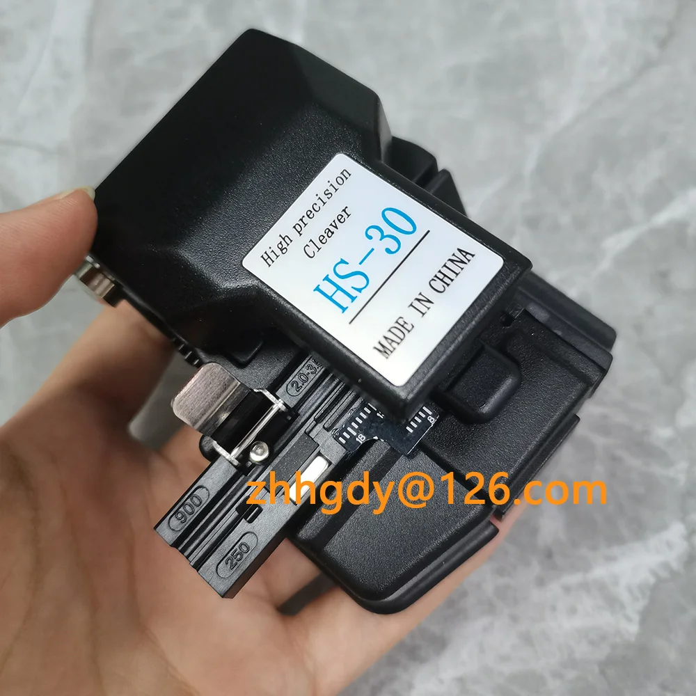 High Precision HS-30 Optical Fiber Cleavercold Splicing Hot Melt Suitable Fiber Cleaver