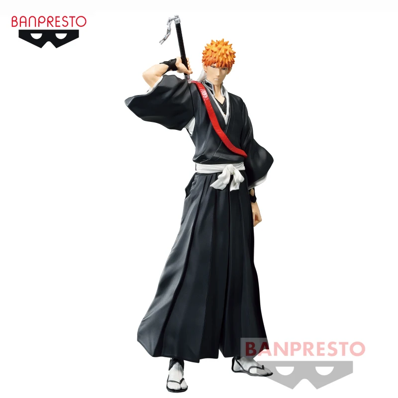 

In Stock Original BANPRESTO BLEACH SOLID AND SOULS Kurosaki Ichigo 17CM PVC Anime Figure Action Figures Collection Model Toys