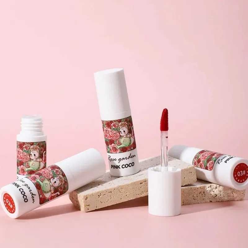 Матовая жидкая губная помада Rose Garden водостойкий нюдовый блеск для губ стойкий