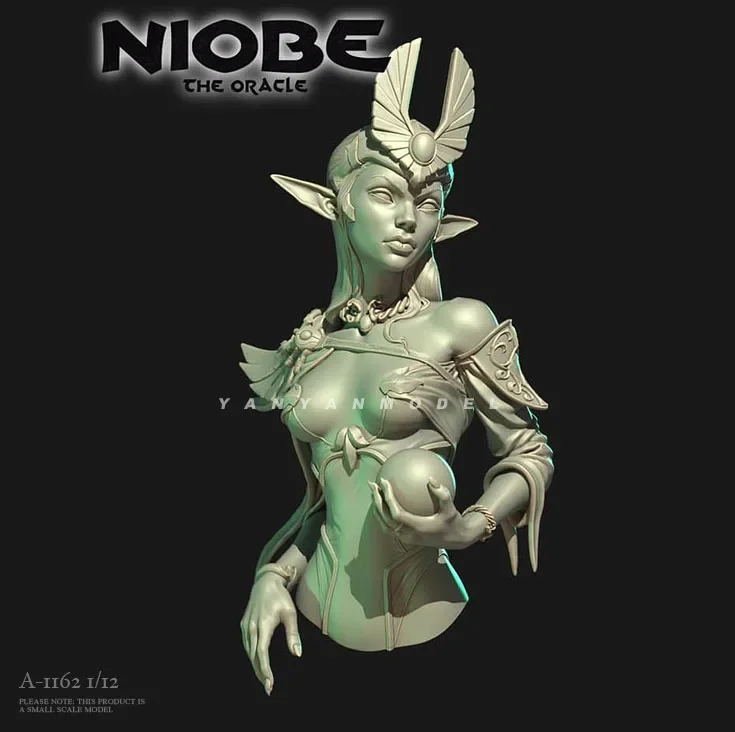 1/12 Смола Бюст модели наборы фигурки бесцветные и самособранные Фотоэлементы