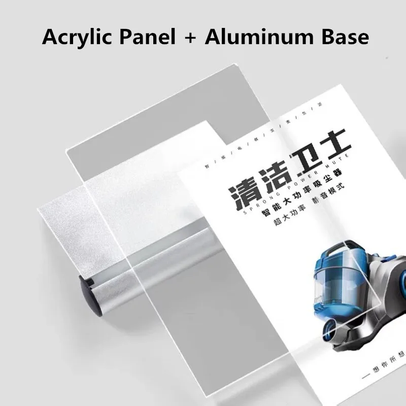 Алюминиевый L-образный акриловый держатель для вывесок A6 10x1 5 см заметок ценники