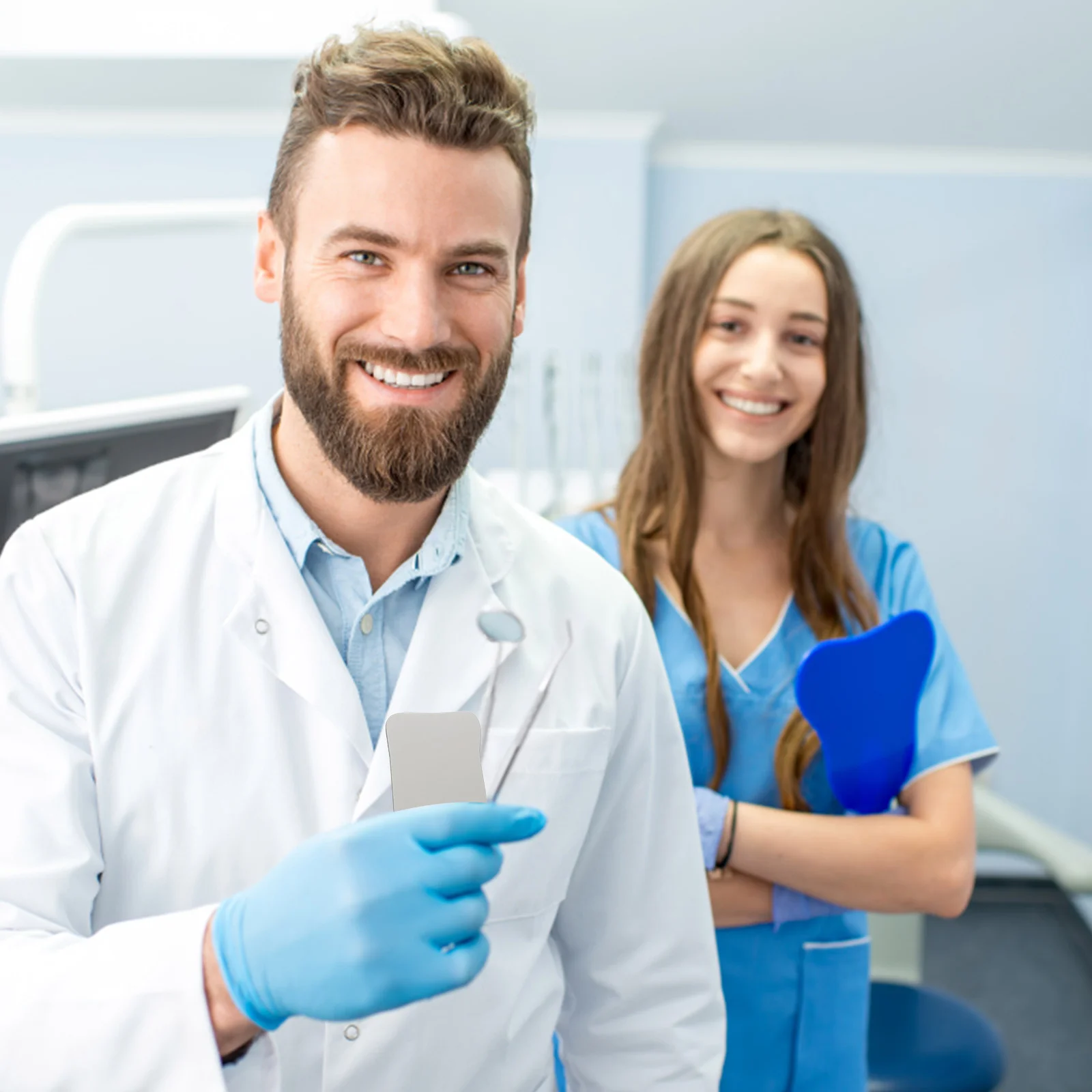 

Mirrormouth Inspection Disposable Mirrors Scraper Teeth Cleaning Kit Toothfloss Dentist Tool