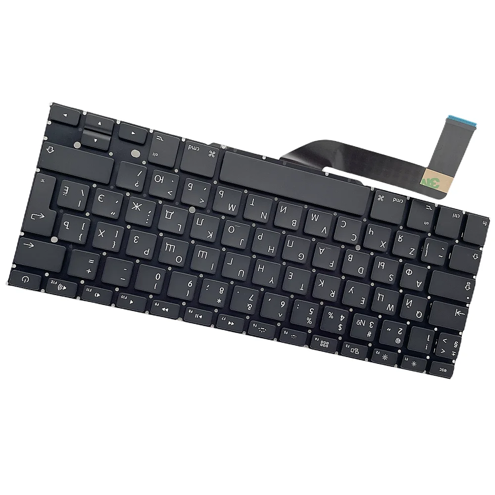 A1398 Клавиатура Русская Россия RU раскладка для Macbook Pro Retina 15 дюймов 2012-2015 EMC 2910 2909 2881