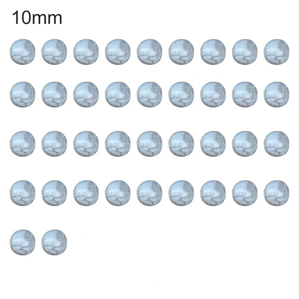 

1 струна, креативные декоративные белые бирюзовые бусины с гладкой поверхностью, россыпью, украшения «сделай сам» для изготовления сережек