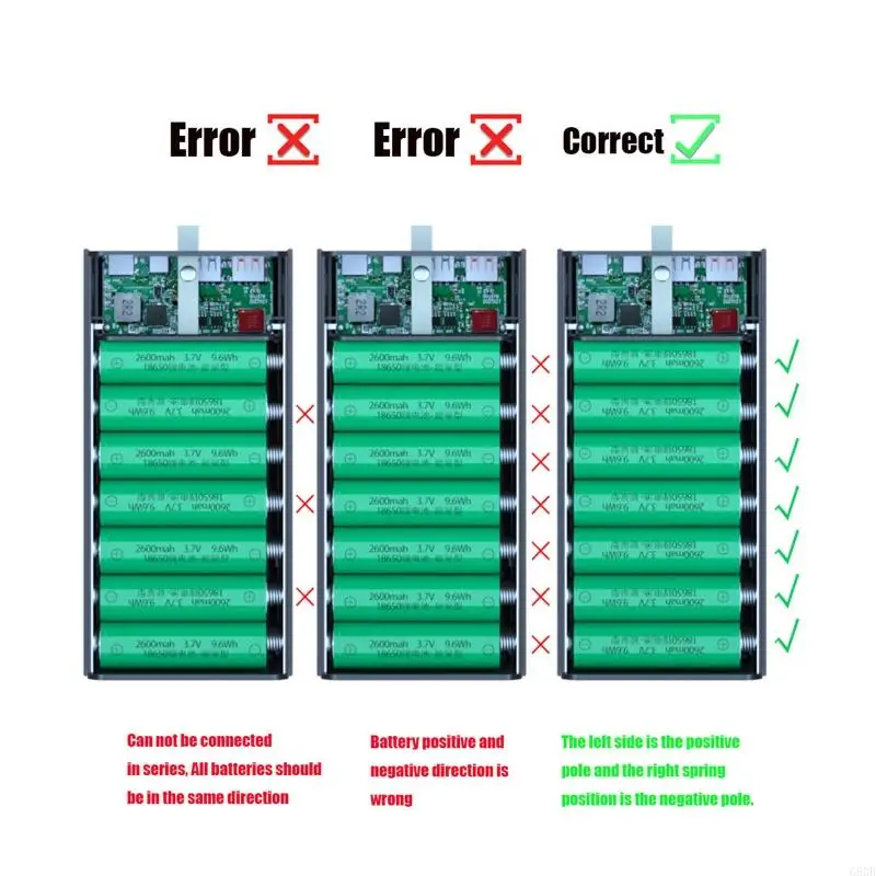 OPEN-SMART G8DB4NB905632 ящик для батарей 18650 с подсветкой