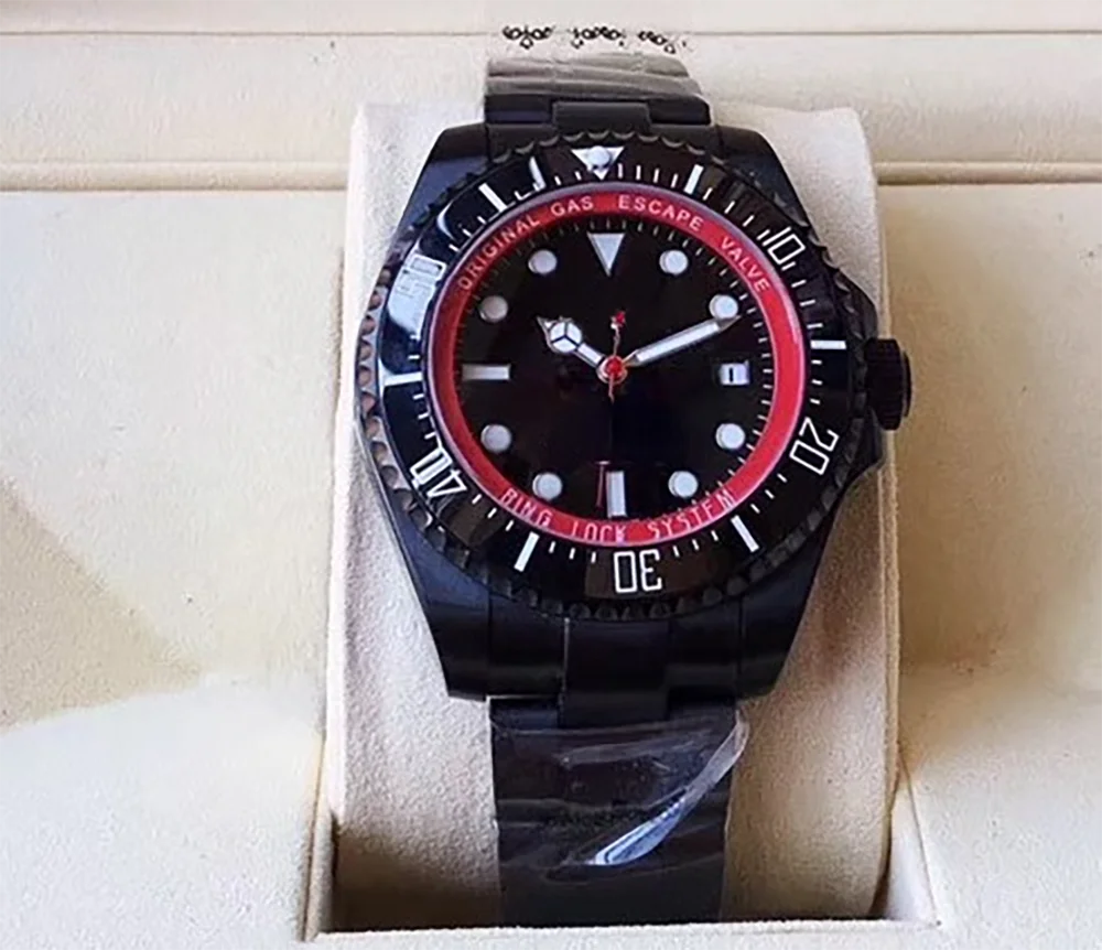 

Мужские механические часы, автоматические черные керамические часы