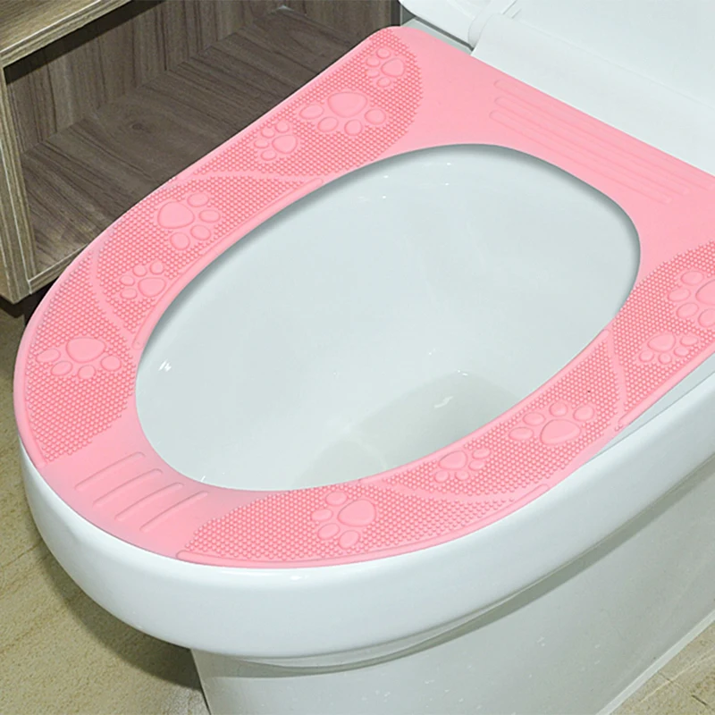 2-упаковка чехлов на сиденья для унитаза силиконовые чехлы крышку крышки